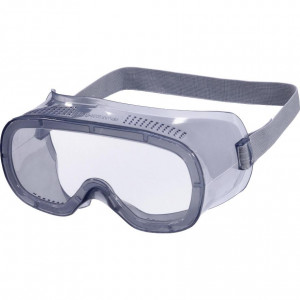 Oчила маска проѕирни поликарбонатни леќи PVC оквир дупчиња за воздух директна вентилација